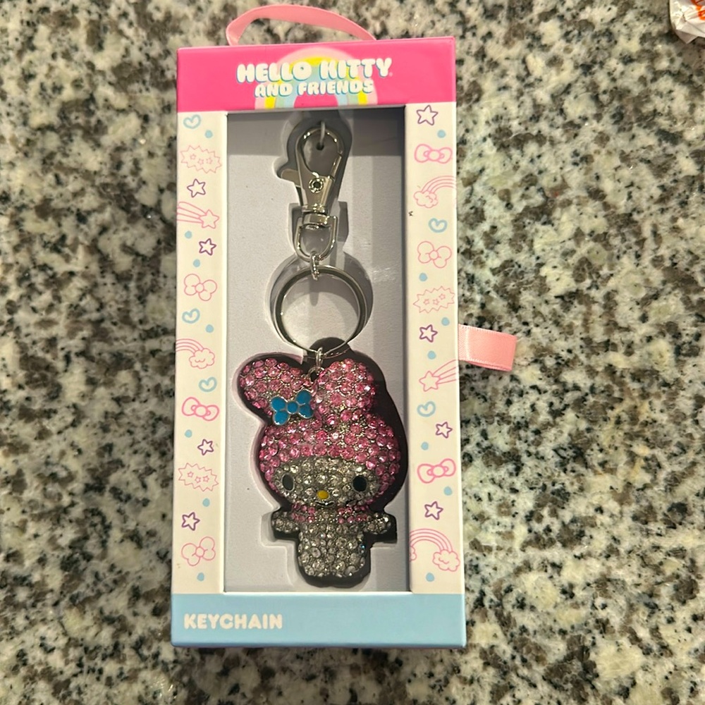 Just In Time for Yourself or Gift NIB Melody HK Full Bling Keychain/Bag Charm